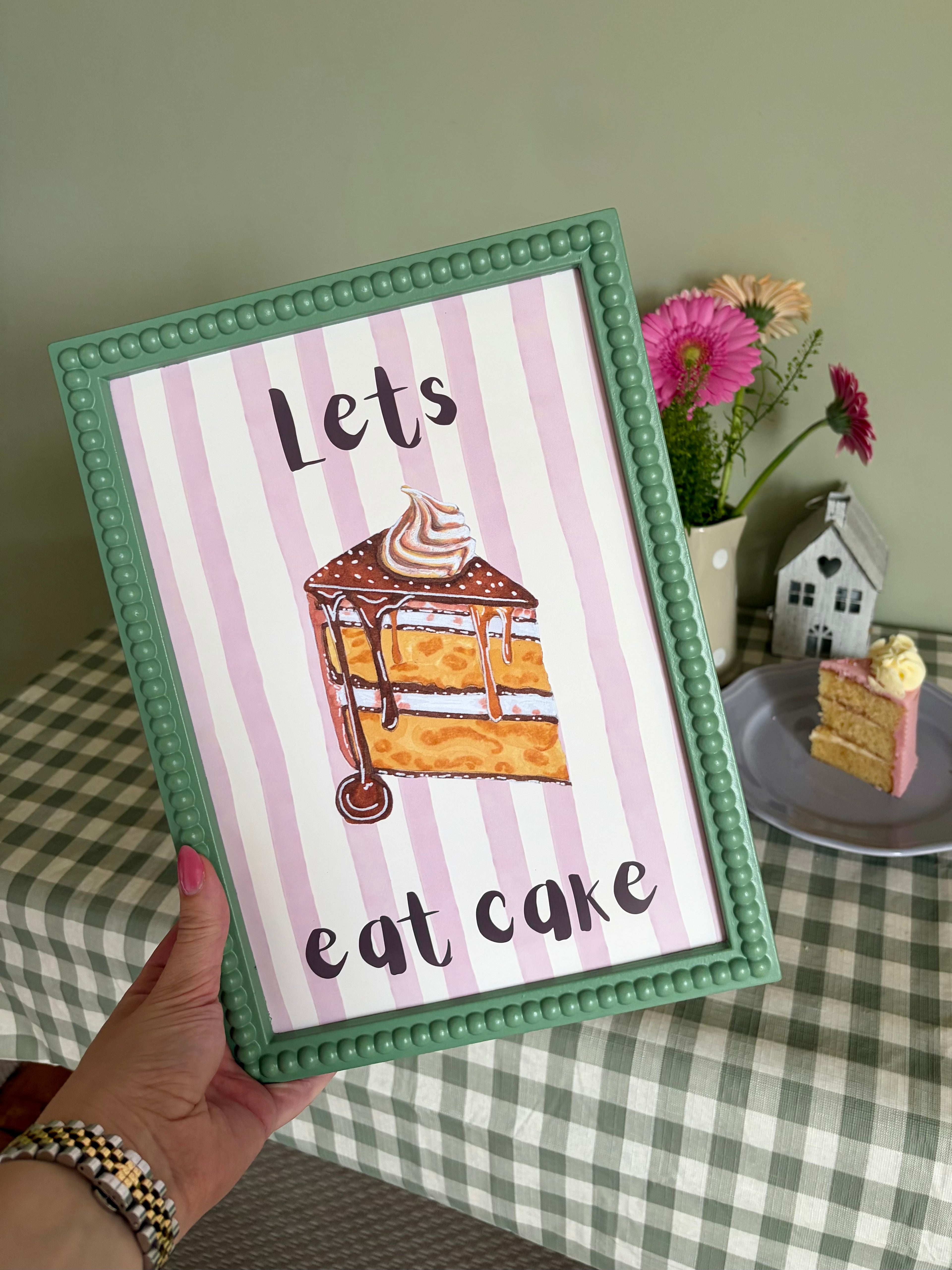 Lets Eat Cake Art Print