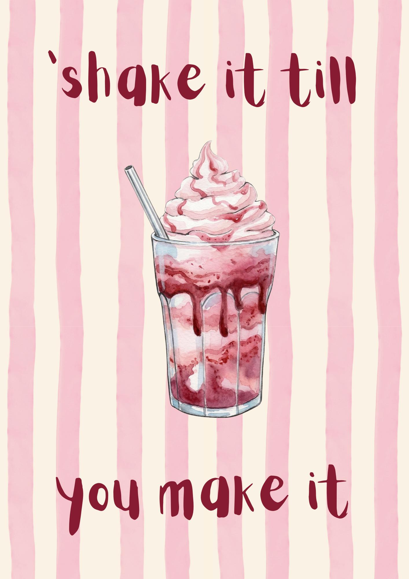 Shake it till You Make It Art Print